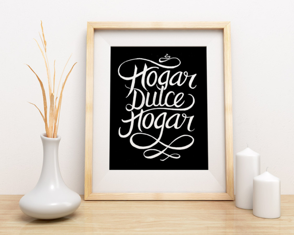 My Hogar Dulce Hogar, Printable, Instant Download, Modern Art Print, Home Decor, Modern Home Wall Art, Printable Wall Art (Copy) - Image 2