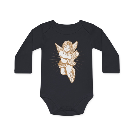 Baby Long-Sleeve Organic Bodysuit - Image 6