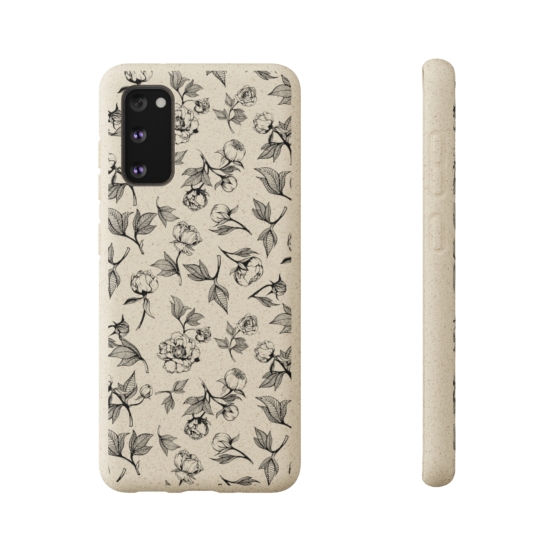 Eco-Friendly Floral iPhone Case - Biodegradable Phone Cover with Nature-Inspired Design - Image 5