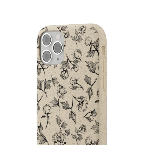 Eco-Friendly Floral iPhone Case - Biodegradable Phone Cover with Nature-Inspired Design - Image 4